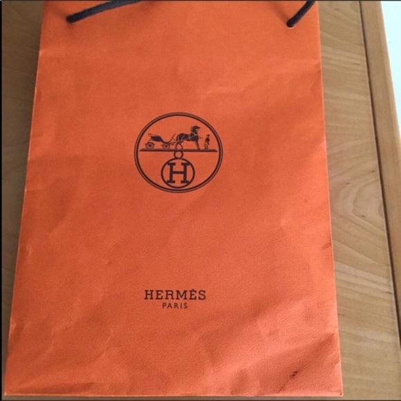 Hermes Handbags - Used hermes shopping bag 11"x8,5x3"